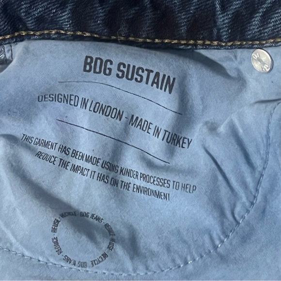 Urban Outfitters BDG Mom Jeans Dark Wash Size 26 - Picture 10 of 13